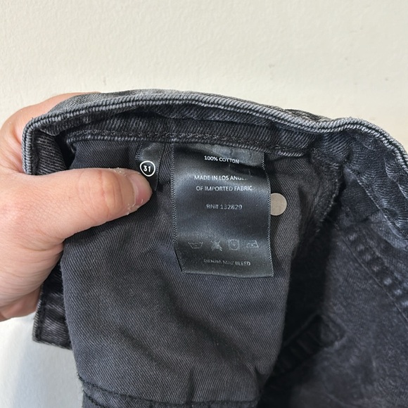 GRLFRND Karolina High Rise Straight Crop East Side Denim Jeans Size 31 - Picture 12 of 12